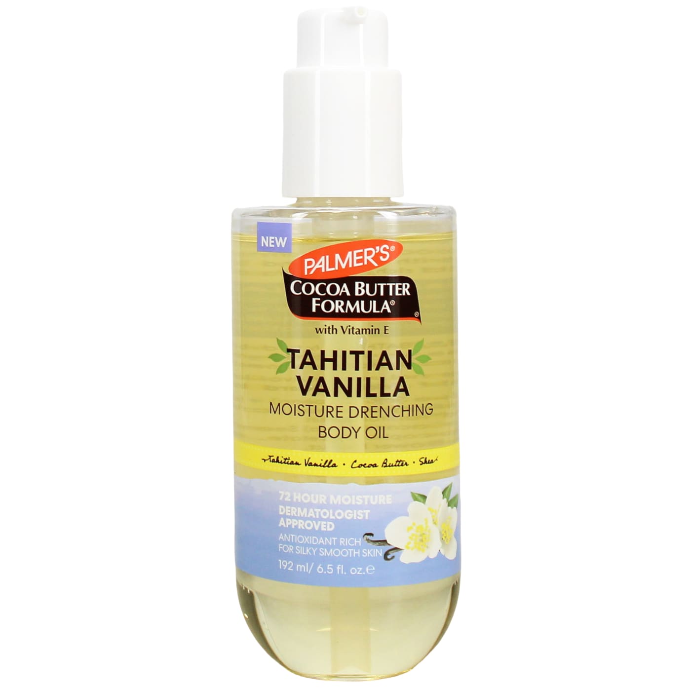PALMER'S COCOA BUTTER FORMULA BODY OIL MOISTURE DRENCHING TAHITIAN VANILLA 192ML