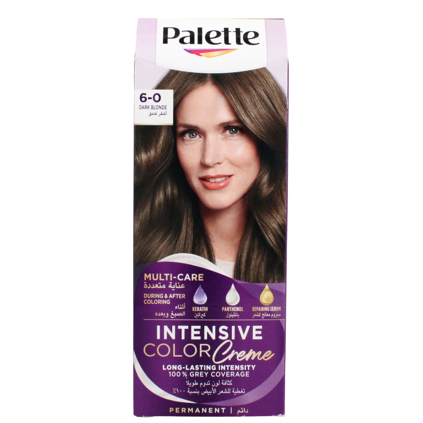 SCHWARZKOPF PALETTE INTENSIVE COLOUR CREAM HAIR DYE DARK BLONDE 6-0