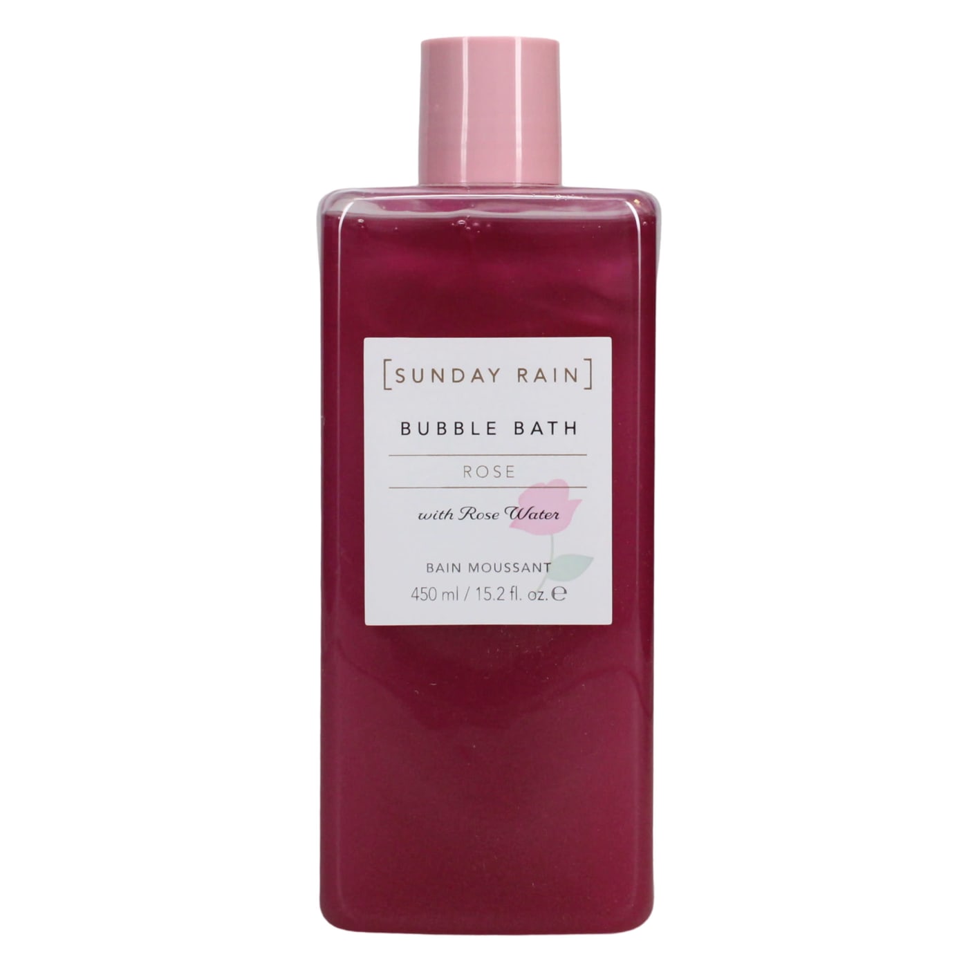 SUNDAY RAIN BUBBLE BATH ROSE 450ML