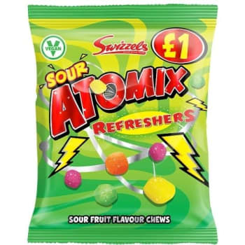 SWIZZELS 110G ATOMIX REFRESHERS PMP £1