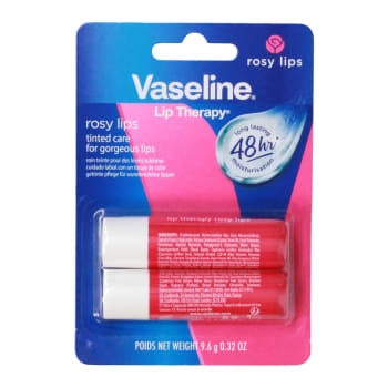 VASELINE 2 X 4.8G STICK ROSY LIPS TWIN PACK