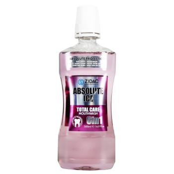 ZIDAC ABSOLUTE ICE MOUTHWASH TOTAL CARE 6IN1 500ML